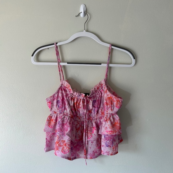 wild fable Tops - Pink Patterned Wild Fable Tank Top